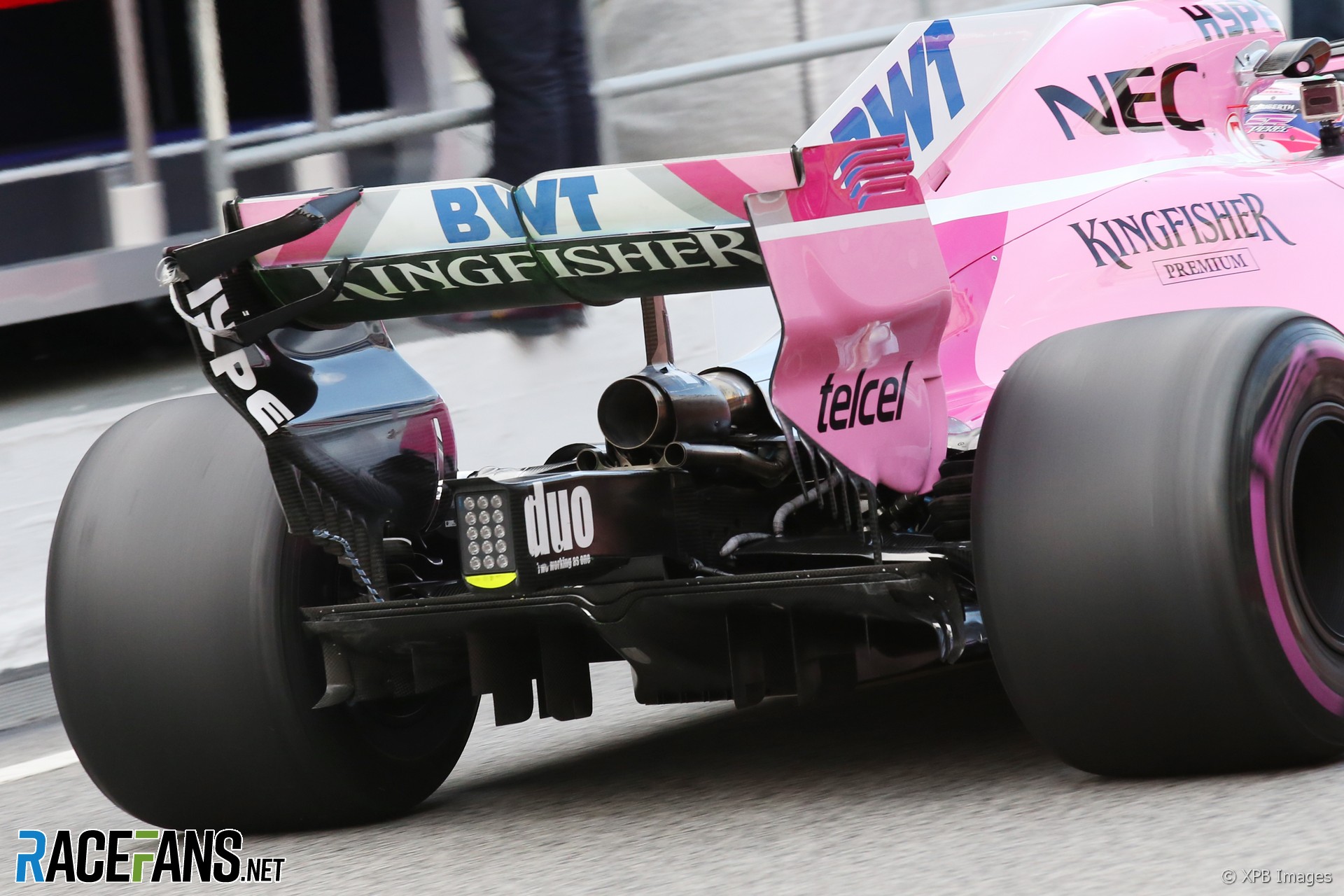 Force India, Circuit de Catalunya, 2018