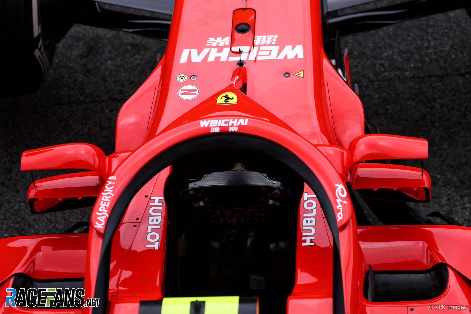 Ferrari SF71H Halo wings, Circuit de Catalunya, 2018