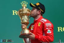 Vettel denies Hamilton at home as Ferrari and Mercedes clash again