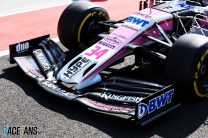 Force India 2019 F1 front wing test, Hungaroring, 2018