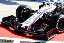 Williams 2019 F1 front wing test, Hungaroring, 2018