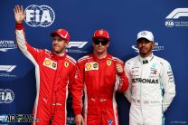 Raikkonen sets F1’s fastest-ever lap to lead Ferrari one-two at Monza