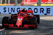 Kimi Raikkonen, Ferrari, Singapore, 2018
