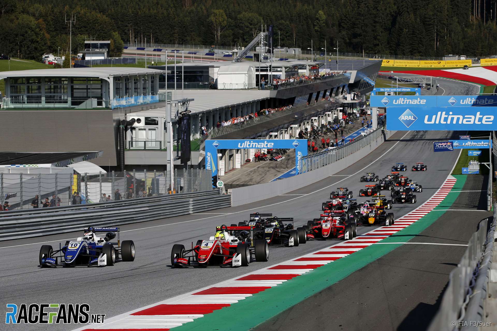 Start, Red Bull Ring, European Formula Three, 2018