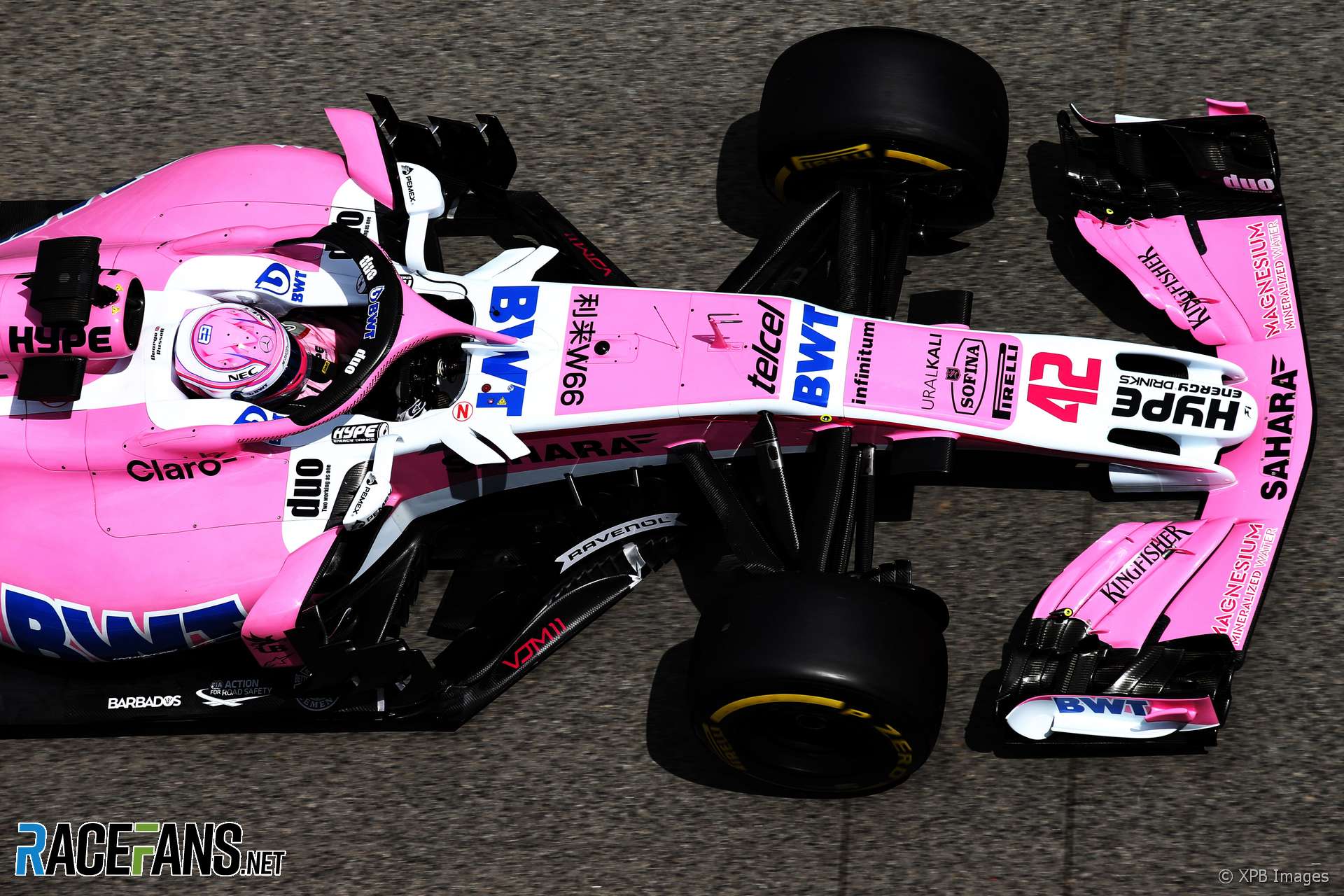 George Russell, Force India, Circuit de Catalunya, 2018
