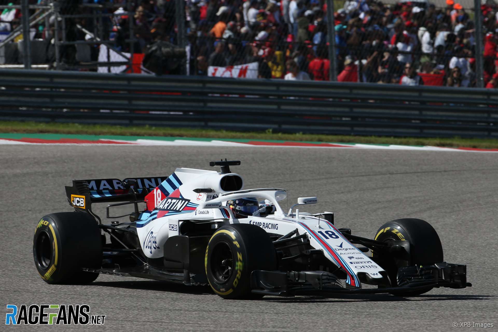 Lance Stroll, Williams, Circuit of the Americas, 2018