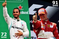 Hamilton takes 19th win in two years, needs 19 more to equal Schumacher