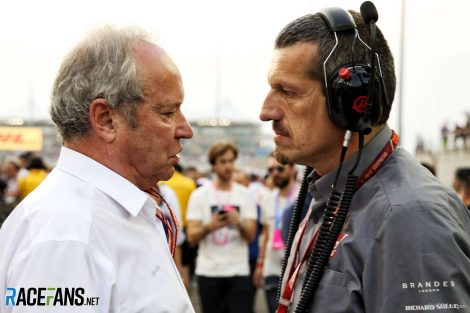 Jerome Stoll, Guenther Steiner, Yas Marina, 2018