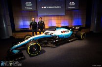 Williams shows off its new 2019 livery and title sponsor