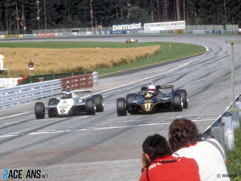 Keke Rosberg, Elio de Angelis, Osterreichring, 1982