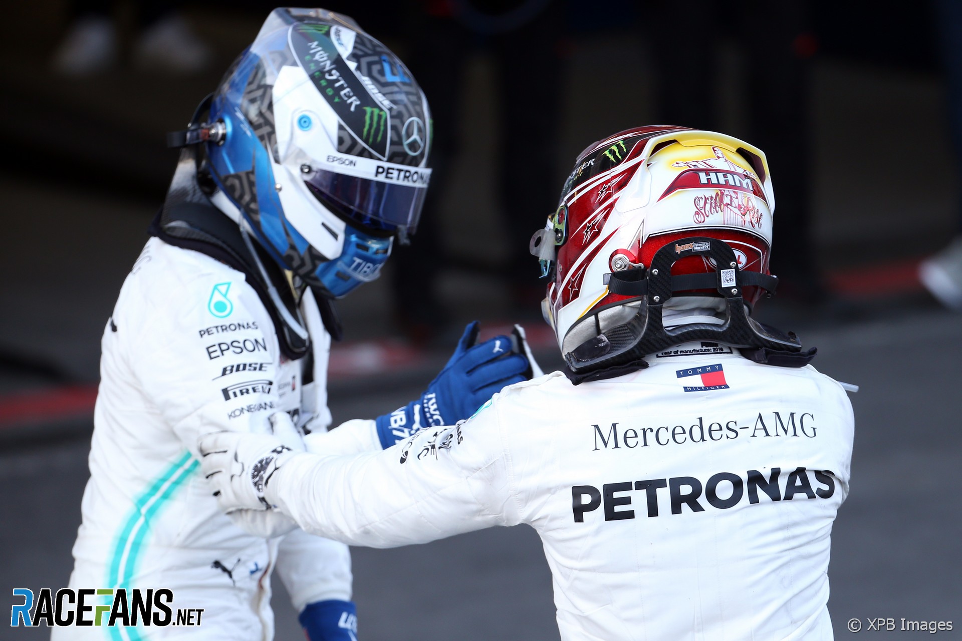 Lewis Hamilton, Valtteri Bottas, Baku City Circuit, 2019