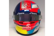 Russell explains ‘split’ Montoya helmet design for 1000th race
