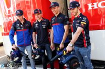 Daniil Kvyat, Max Verstappen, Alexander Albon, Pierre Gasly, Circuit de Catalunya, 2019