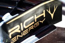Rich Energy logos, Haas, Circuit de Catalunya, 2019