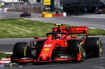 Leclerc leads Ferrari one-two after Hamilton crashes