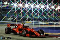 Leclerc takes Singapore pole from Vettel with final lap