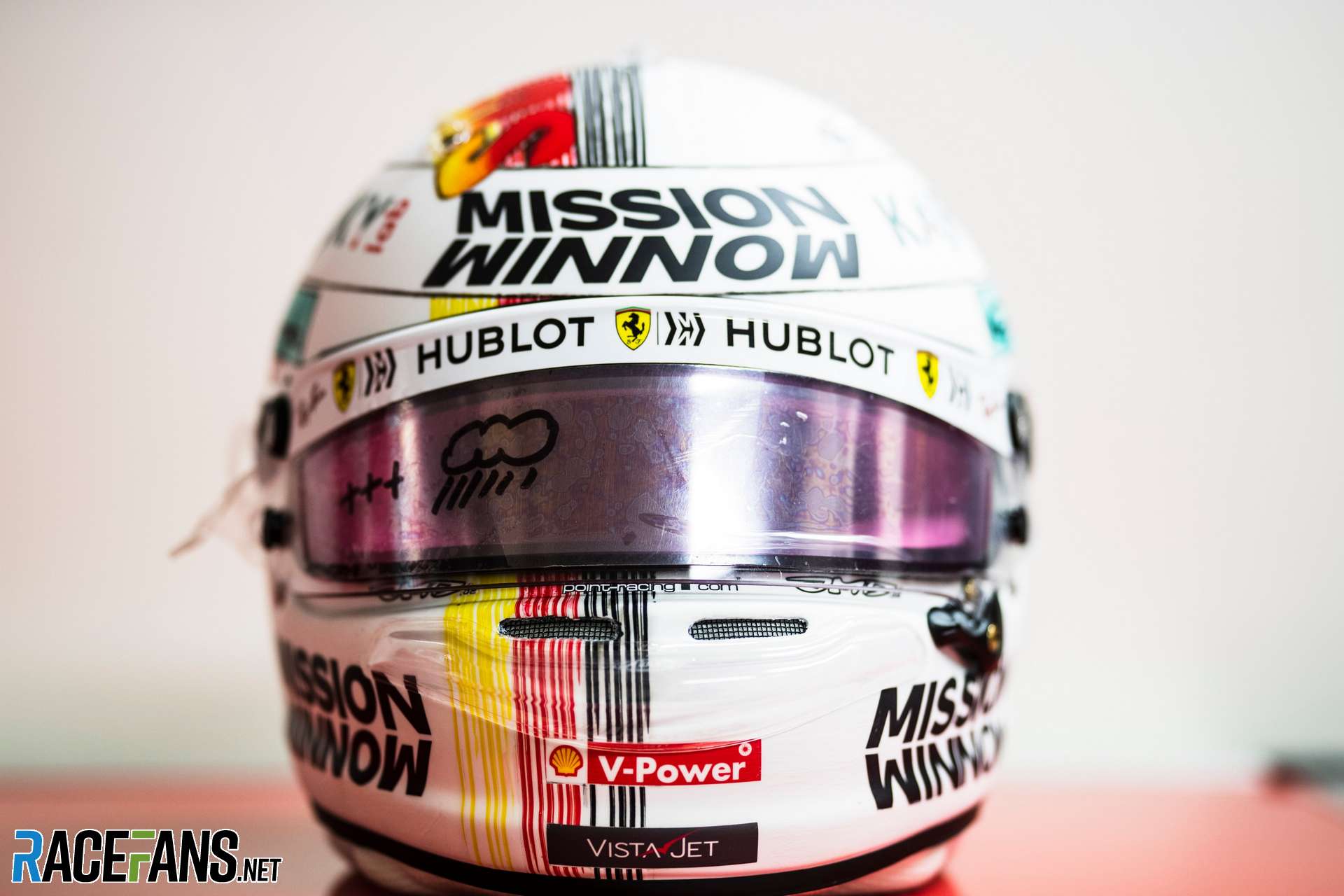 Sebastian Vettel 2019 Japanese Grand Prix helmet