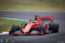 Vettel storms to record-breaking pole at windy Suzuka