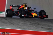 Verstappen fastest at cold and bumpy Austin track