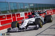 First pictures: New AlphaTauri AT-01 runs at Misano