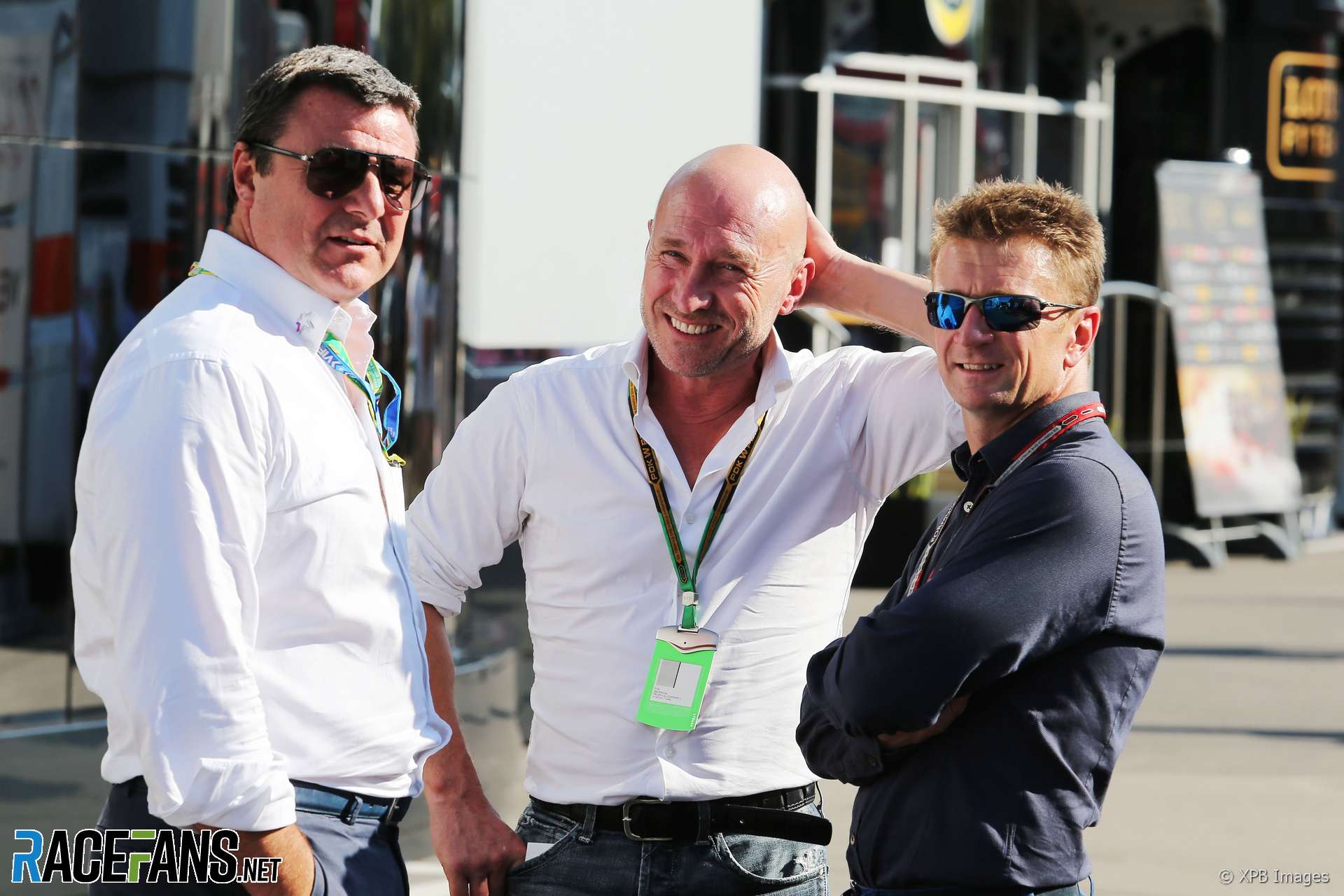 Mark Blundell, Perry McCarthy, Allan McNish, Monza, 2014
