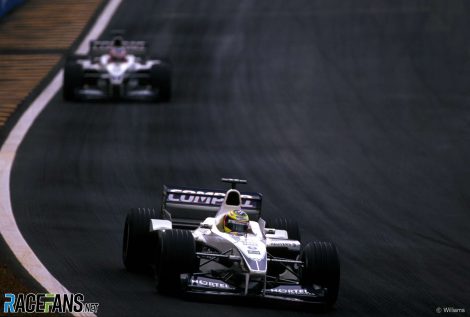 Ralf Schumacher, Jenson Button, Williams, Interlagos, 2000