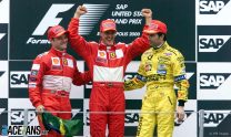 Disaster for Hakkinen brings title within Schumacher’s grasp