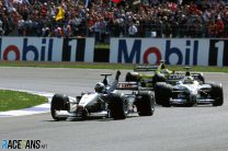 Coulthard stops Schumacher’s winning run amid Silverstone’s April showers