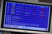 'Lifeboat on standby' timing screen message, Autodromo do Algarve, 2009