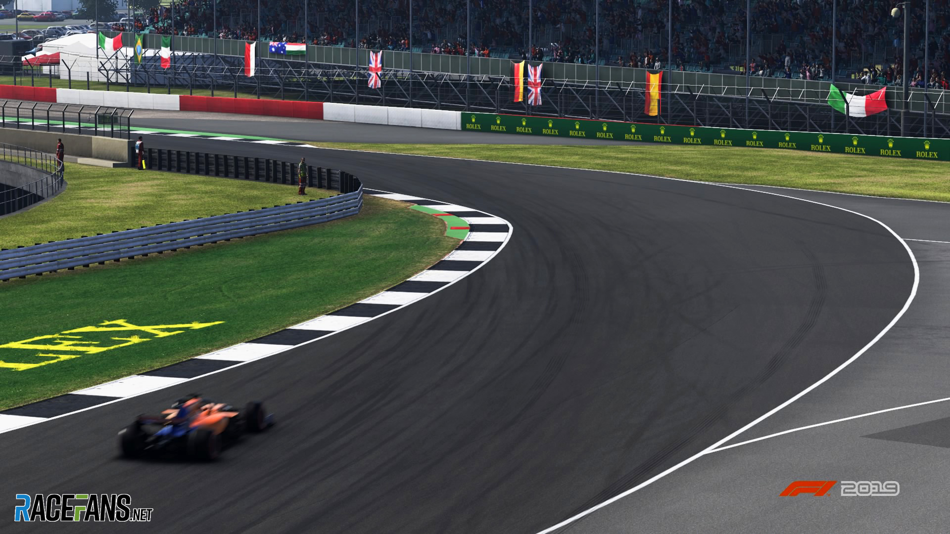 F1 2019 screenshot: Abbey reverse