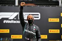 Hamilton fighting for more than the title as he claims first win of 2020