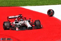 Alfa Romeo fined after Raikkonen loses wheel during race