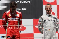 Hamilton equals Schumacher’s podiums record