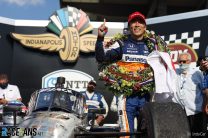 Sato says he didn’t need late caution to win Indy 500