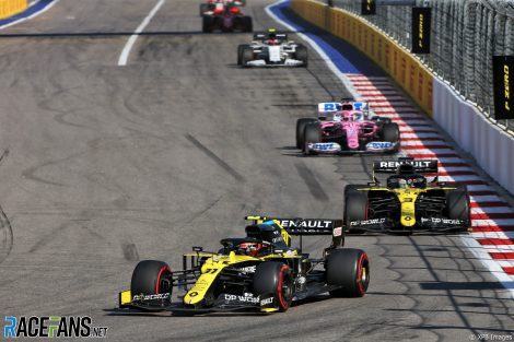 Esteban Ocon, Renault, Sochi Autodrom, 2020