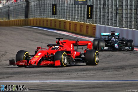 Sebastian Vettel, Ferrari, Sochi Autodrom, 2020