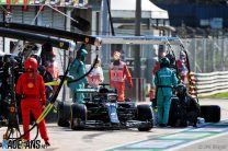 Hamilton accepts “severe” stop-go penalty for pit lane violation