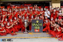 Ferrari hail “outstanding professional” Vettel after his final drive for team