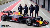 Perez first to drive new Red Bull RB16B at Silverstone