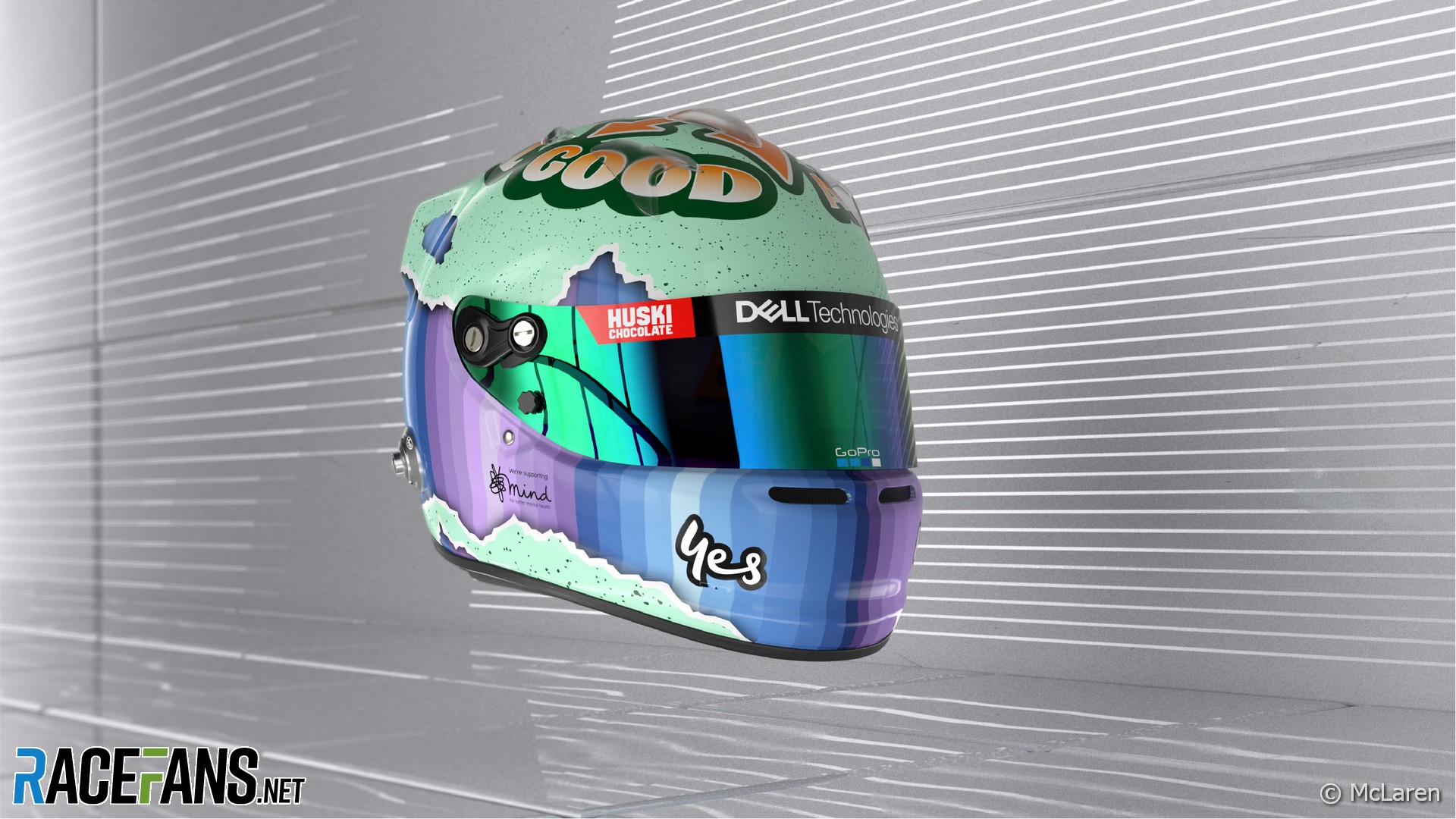 Daniel Ricciardo’s 2021 F1 helmet