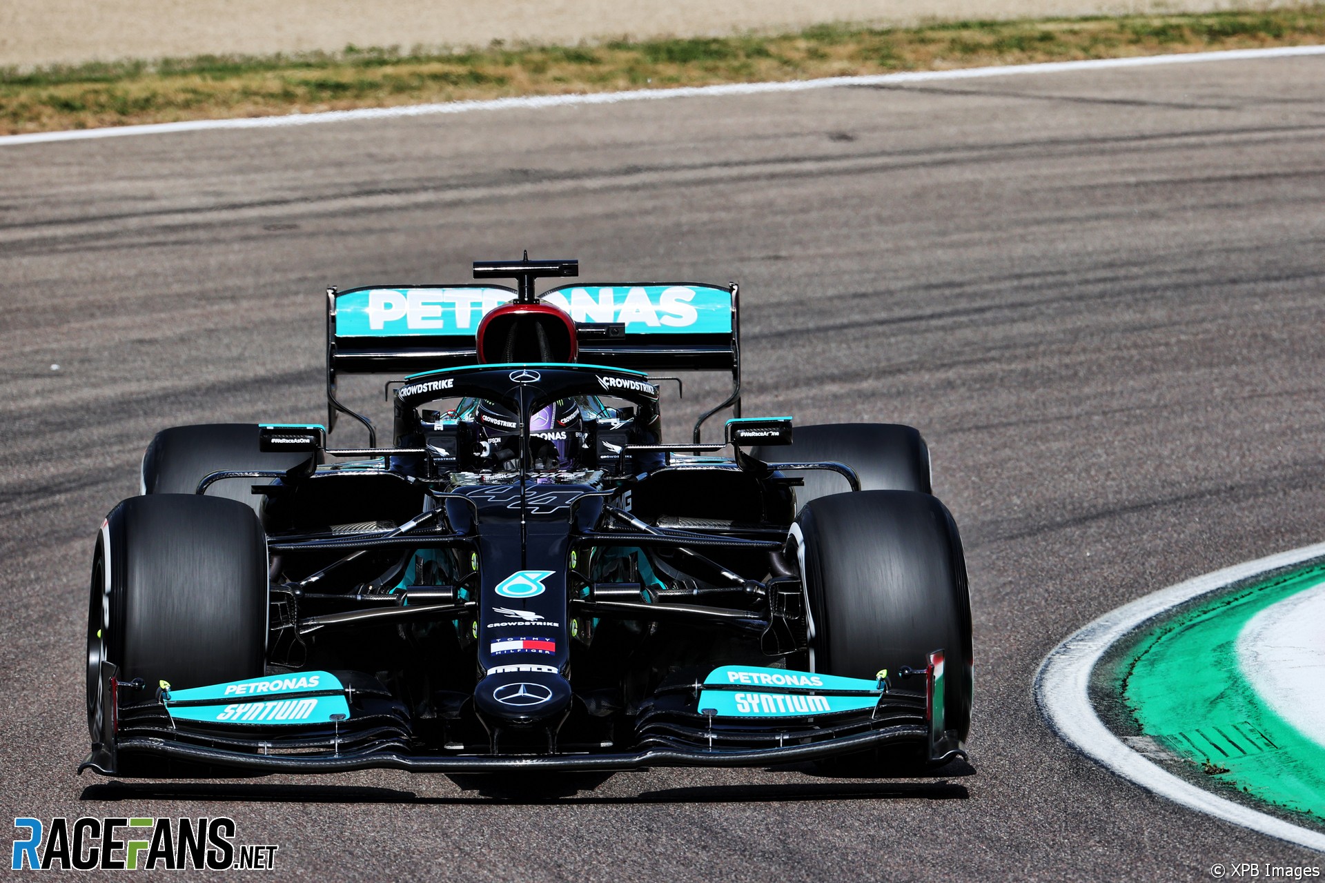 Lewis Hamilton, Mercedes, Imola, 2021