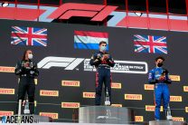 Two British drivers on the podium for the first time in nine years