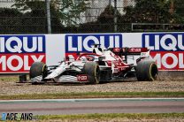 Alfa Romeo request review of penalty which cost Raikkonen points finish at Imola