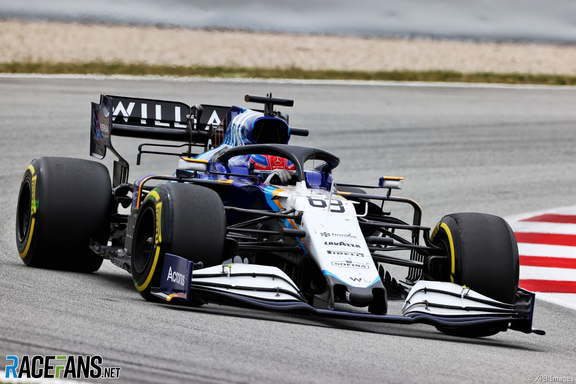 George Russell, Williams, Circuit de Catalunya, 2021