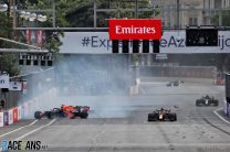 “Who’s next?” “Why are they waiting?” Concern and confusion on drivers’ radios after Baku crashes