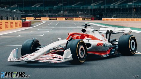 2022 F1 car model, Silverstone, 2021