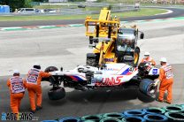 Haas drivers’ crashes “getting too frequent and too heavy” – Steiner
