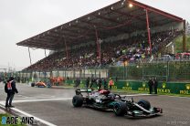 Hamilton offers “exclusive gift” to fans who attended Belgian GP wash-out