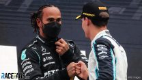 Hamilton: Russell has earned his place at Mercedes