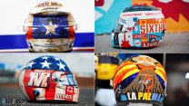10 drivers reveal special helmets for United States Grand Prix